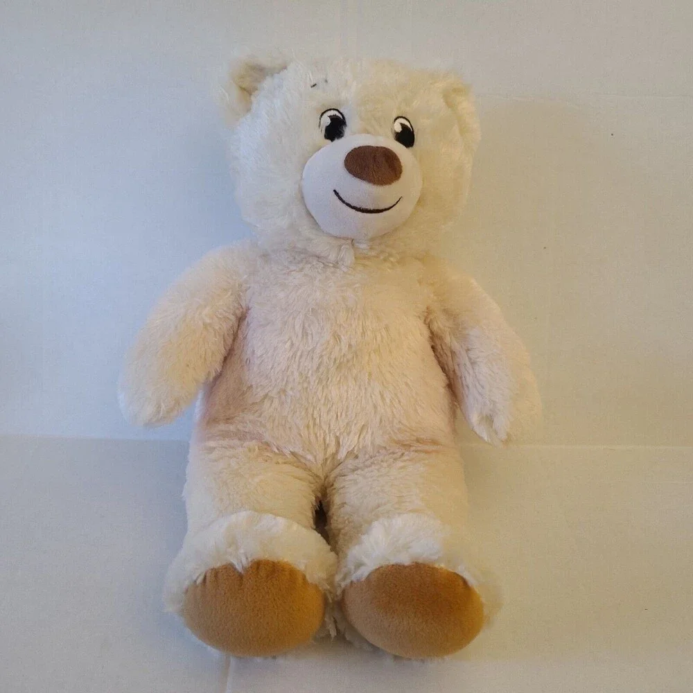 Build A Bear Tan Beige Teddy Bear Plush 15
